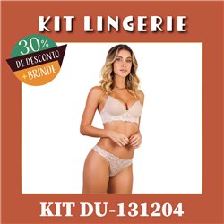 Kit Lingerie Duloren 131204+137204 Beige Fonce
