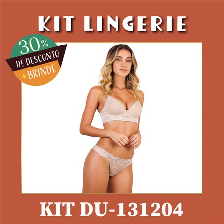 Kit Lingerie Duloren 131204+137204 Beige Fonce