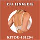 Kit Lingerie Duloren 131204+137204 Beige Fonce