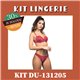 Kit Lingerie Duloren 131205+138205 Cereja 
