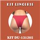 Kit Lingerie Duloren 131205+138205 Cereja 