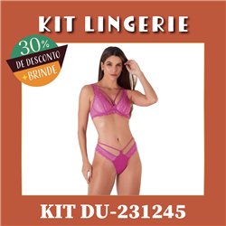 Kit Lingerie Duloren 231245+237245 Orquidea 