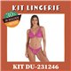 Kit Lingerie Duloren 231246+238248 Orquidea 
