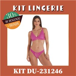 Kit Lingerie Duloren 231246+238248 Orquidea 