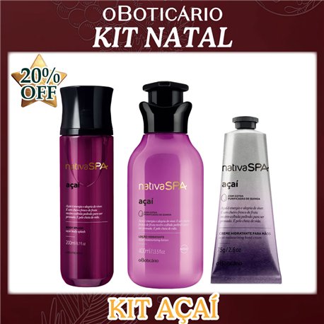 O Boticario Natal KIT ACAI 