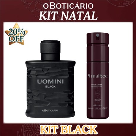 O Boticario Natal KIT BLACK