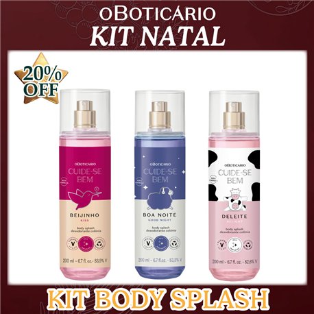 O Boticario Natal KIT BODY SPLASH