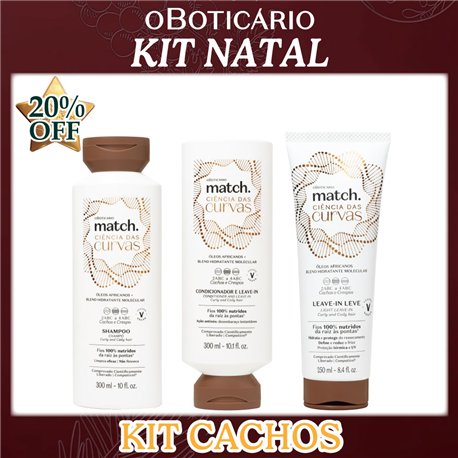 O Boticario Natal KIT CACHOS