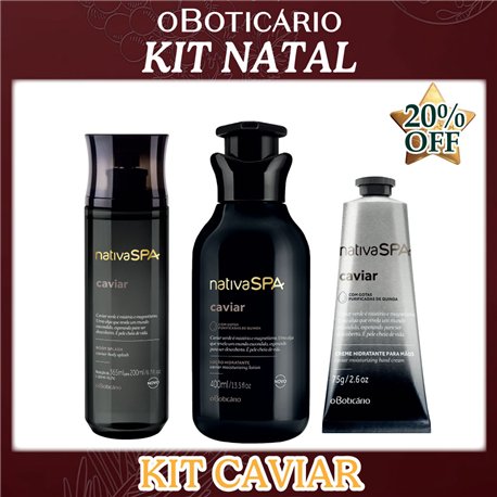 O Boticario Natal KIT CAVIAR