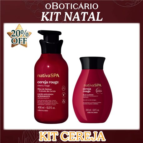 O Boticario Natal KIT CEREJA