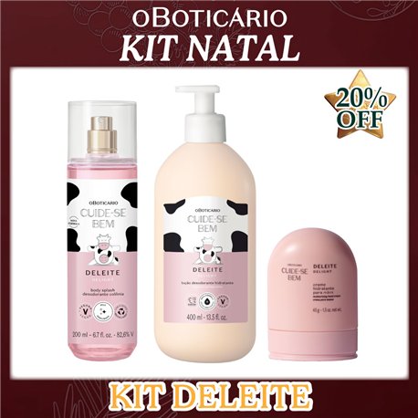 O Boticario Natal KIT DELEITE 