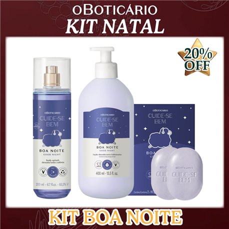 O Boticario Natal KIT BOA NOITE