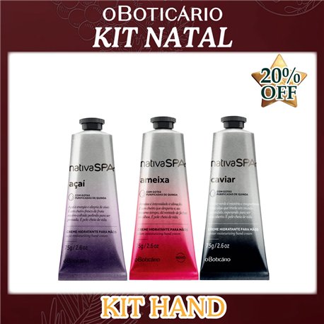 O Boticario Natal KIT HAND 