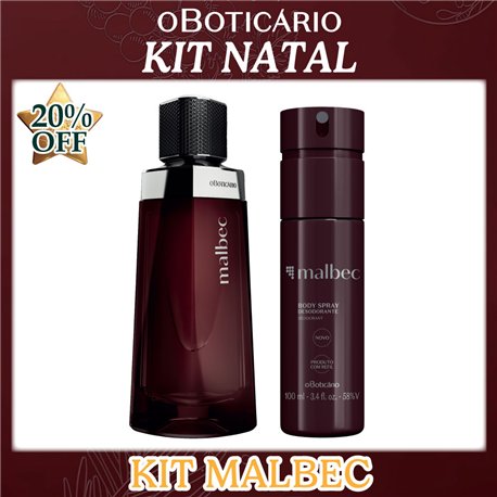 O Boticario Natal KIT MALBEC  