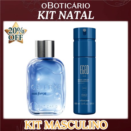 O Boticario Natal KIT MASCULINO