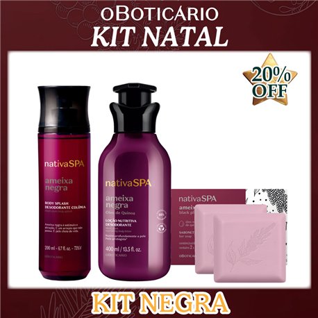 O Boticario Natal KIT NEGRA