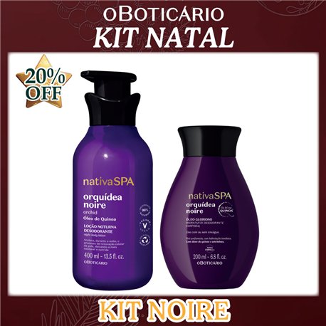 O Boticario Natal KIT NOIRE