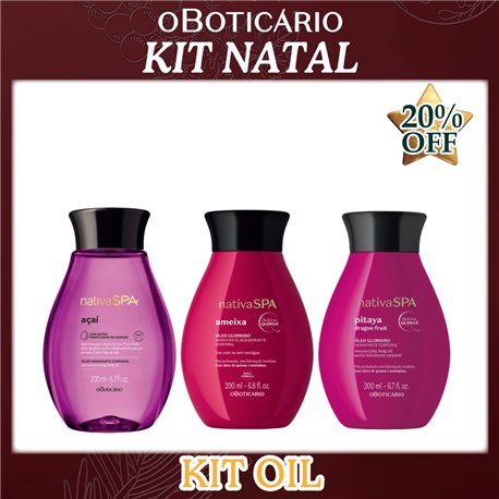 O Boticario Natal KIT OIL 