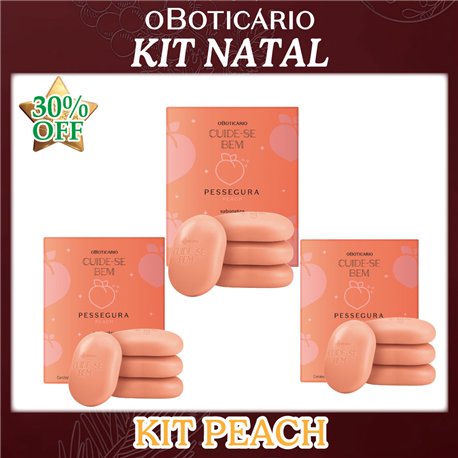 O Boticario Natal KIT PEACH