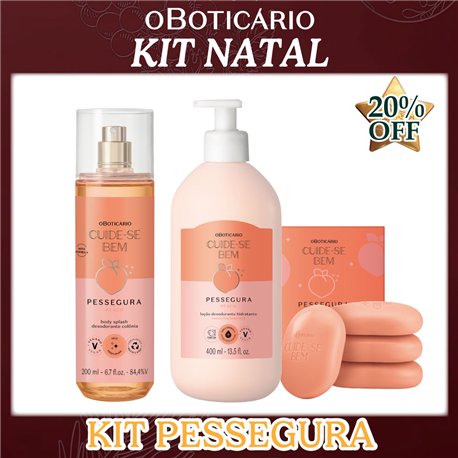 O Boticario Natal KIT PESSEGURA
