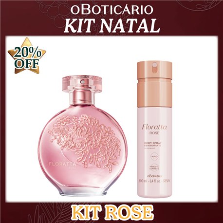 O Boticario Natal KIT ROSE 