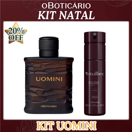 O Boticario Natal KIT UOMINI