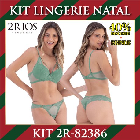 Natal Kit Lingerie 2Rios 82386+22386