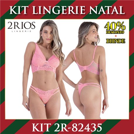 Natal Kit Lingerie 2Rios 82435+22435 