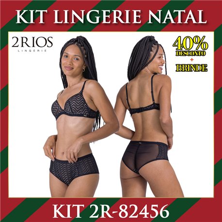 Natal Kit Lingerie 2Rios 82456+22456
