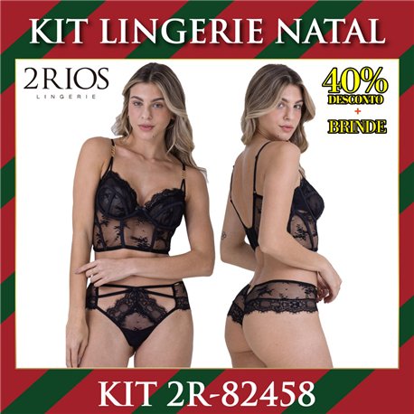 Natal Kit Lingerie 2Rios 82458+22458