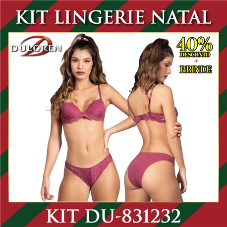 Natal Kit Lingerie Duloren 831232+838232