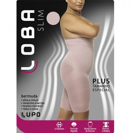 Lupo 5697 Bermuda Alta Plus Size