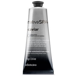 O Boticario Nativa Spa Creme Hidratante para Maos Caviar 75g
