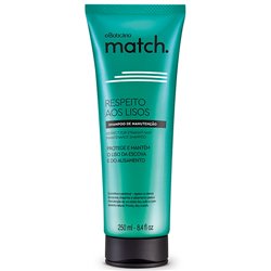 O Boticario Match Shampoo Respeito aos Lisos 250ml