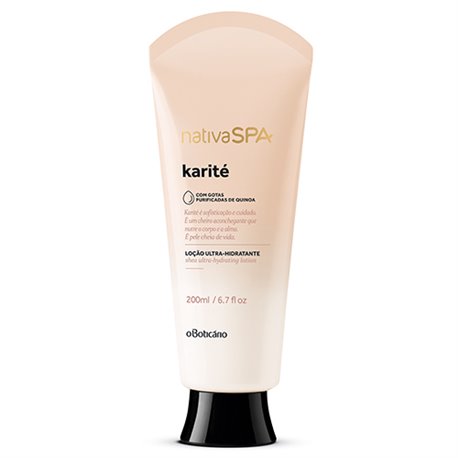 O Boticario Nativa Spa Locao Ultra Hidratante Karite 200ml