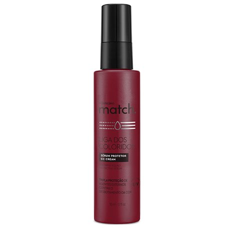 O Boticario Match Serum Fluido Protetor Liga dos Coloridos 50ml